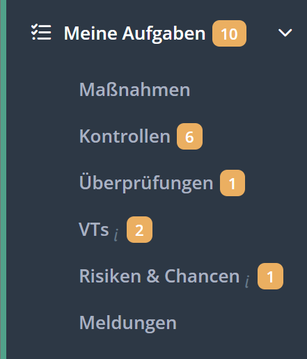 Meine Aufgaben
